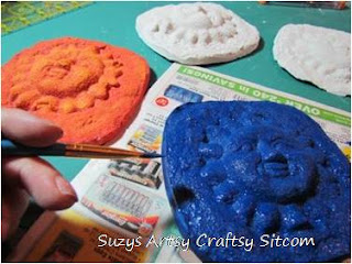 easy kids craft casting with sand