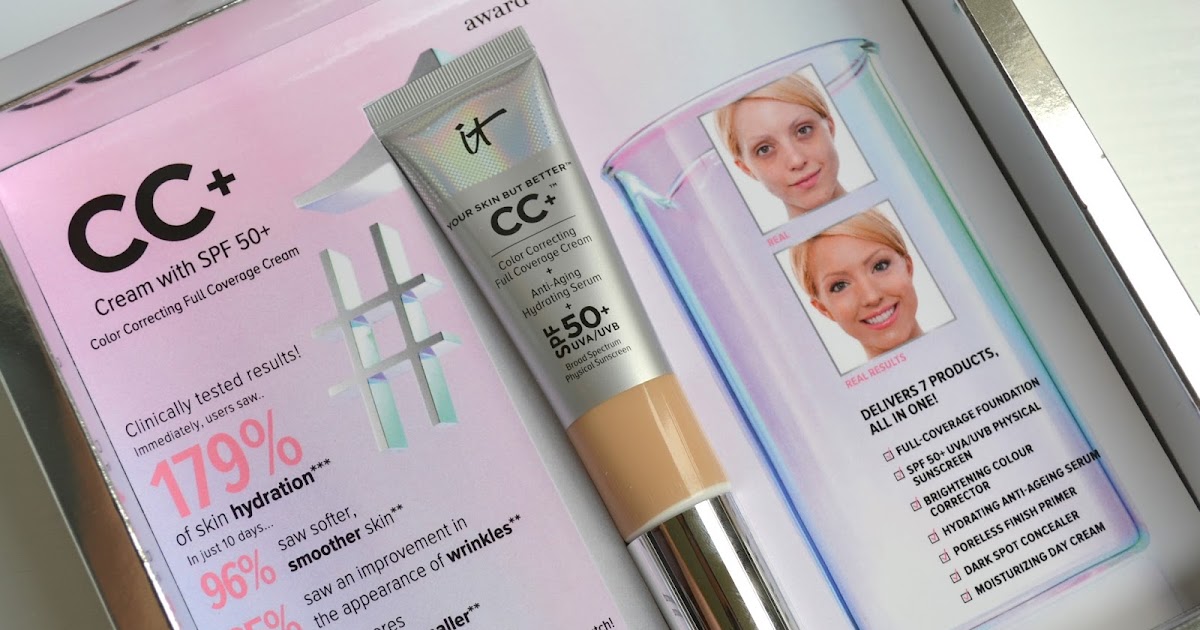 MAKEUP IT Cosmetics CC Cream (With Before & After Photos) Cosmetic