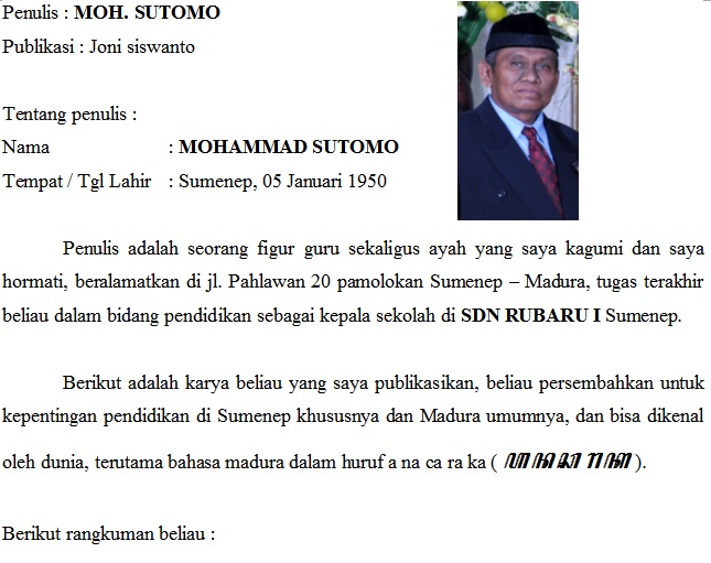 Carakan Madura Oktober 2011