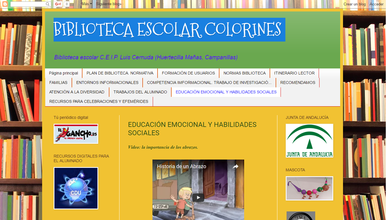 BIBLIOTECA ESCOLAR COLORINES