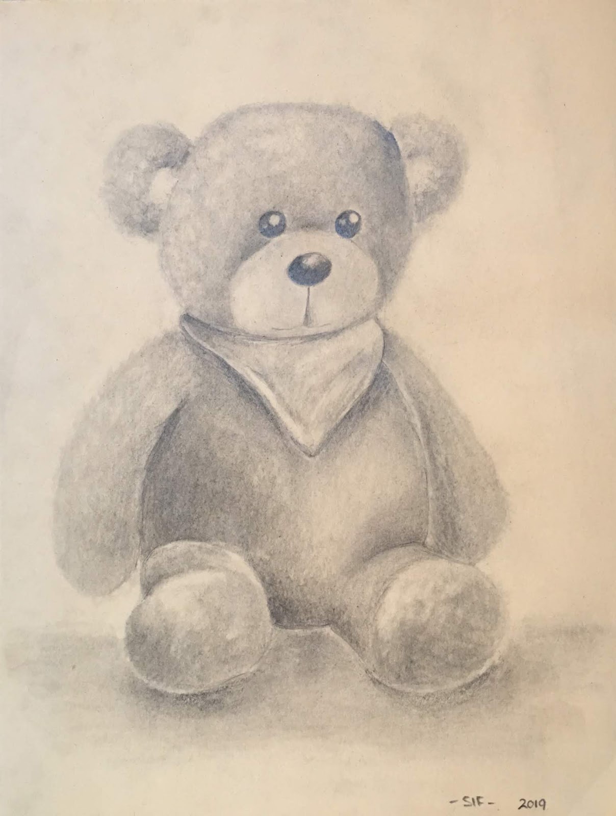 Realistic Shading Realistic Teddy Bear Drawing - bmp-place