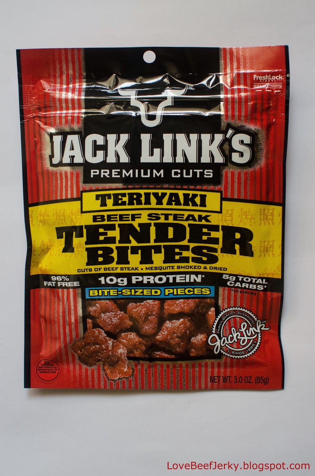 Love Beef Jerky Jack Link's Teriyaki Beef Steak TENDER BITES
