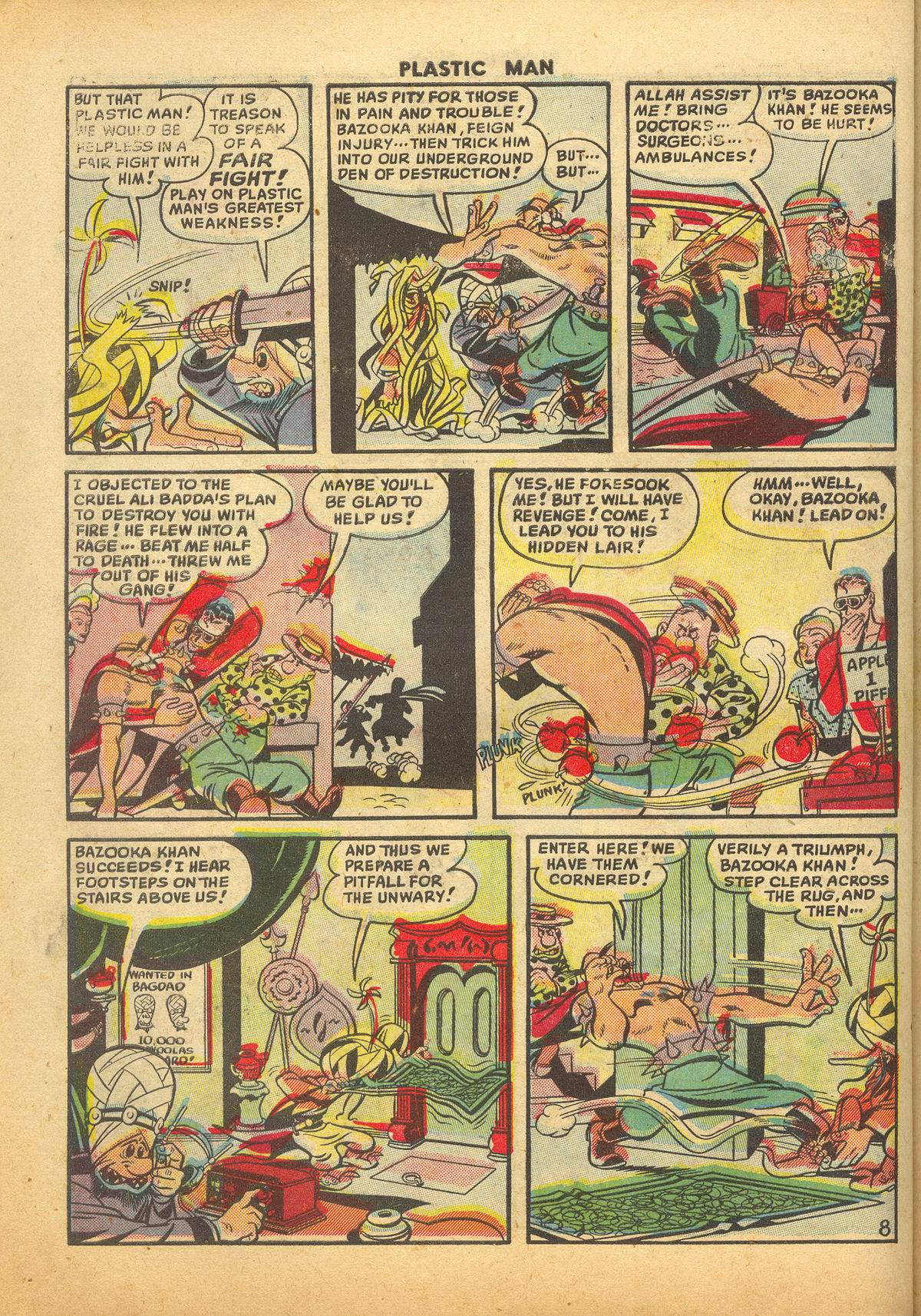 Read online Plastic Man (1943) comic -  Issue #20 - 30