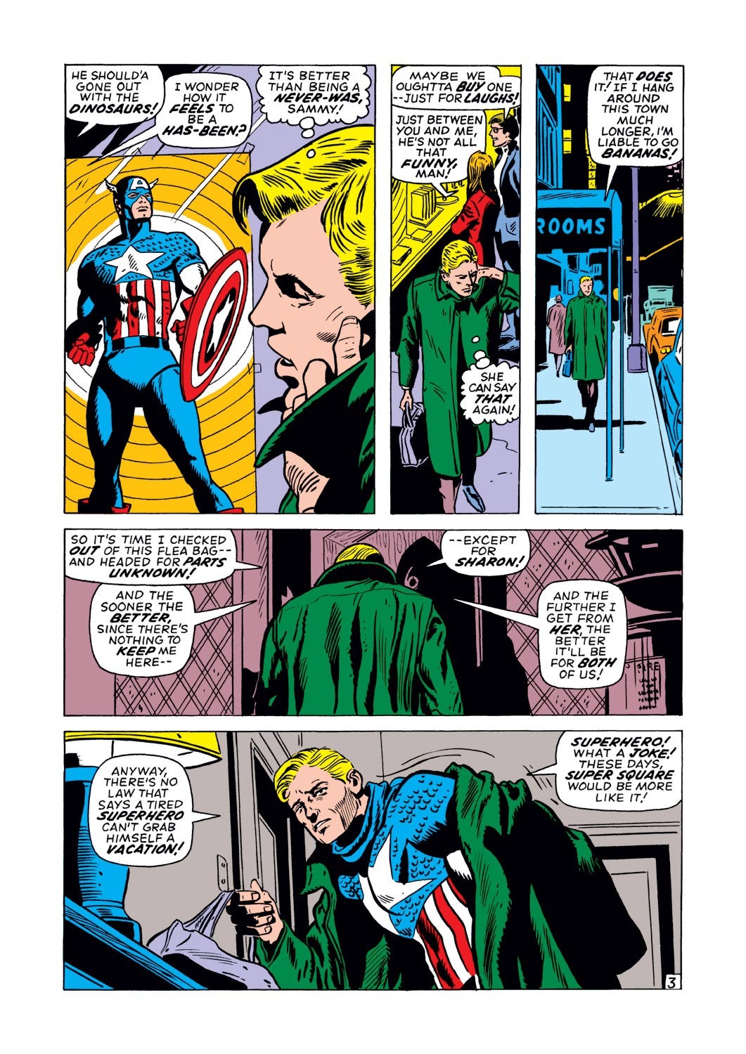 Read online Captain America (1968) comic -  Issue #128 - 4