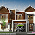 5 bedroom 3667 sq-ft mixed roof home plan