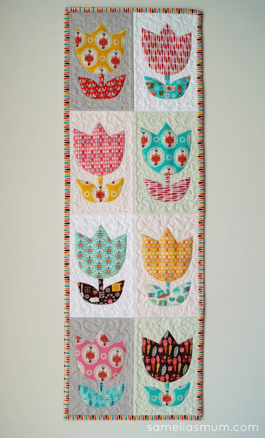 Samelia s Mum: Tulip Time Quilt {Pattern}