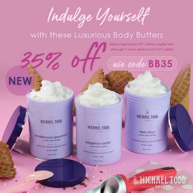 35% Off Sale On Michael Todd Beauty Body Butters By Barbies Beauty Bits