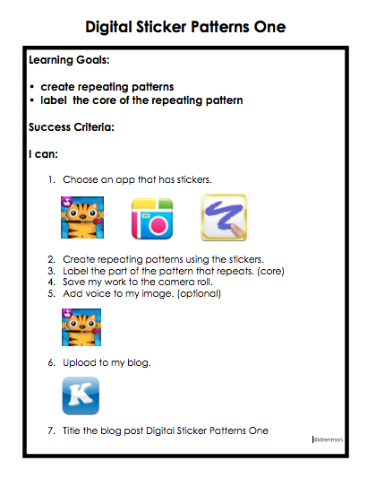 Learning and Sharing with Ms. Lirenman: Nine Pattern Math Task Cards