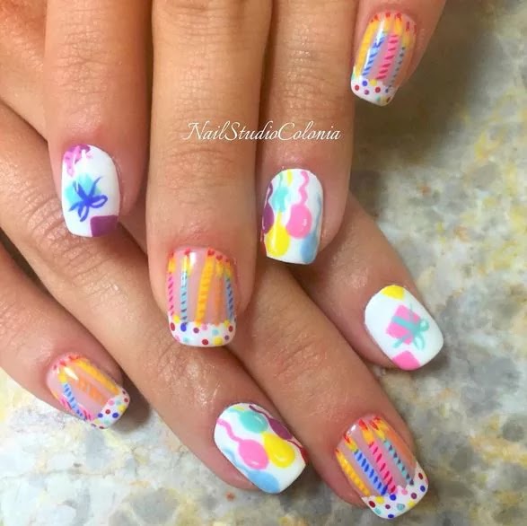 16 Fabulously Festive Nail Designs To Rock On Your Birthday