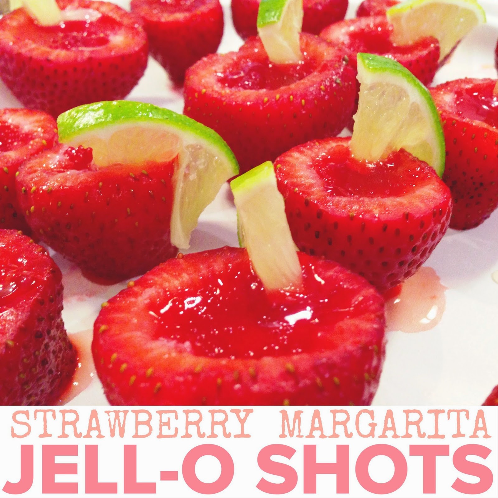 Strawberry Margarita Jello Shots