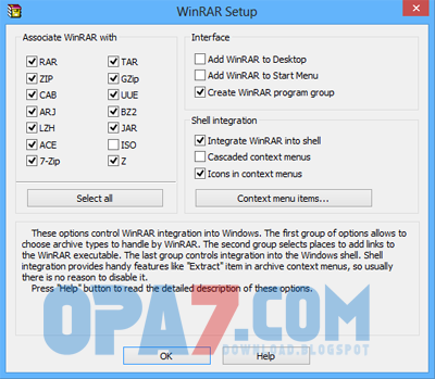 WinRAR Full Version Single Link 32-bit dan 64-bit - OPA7COM