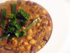 Indian mixed bean curry