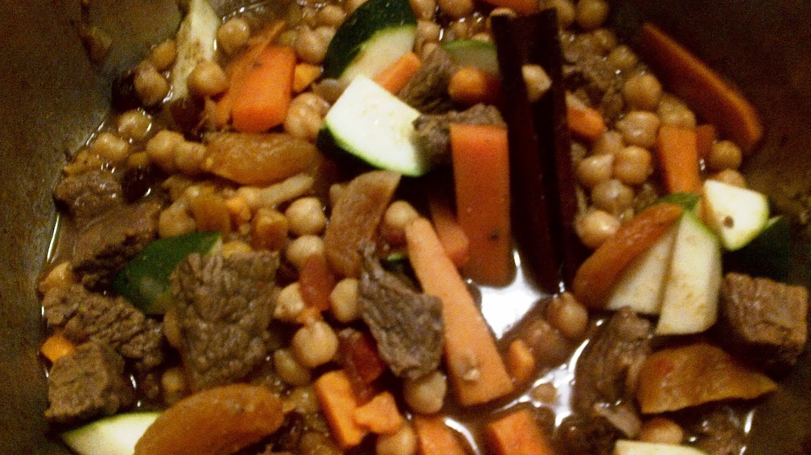 Passion in the Kitchen Moroccan Beef Tagine with Dried Apricots and