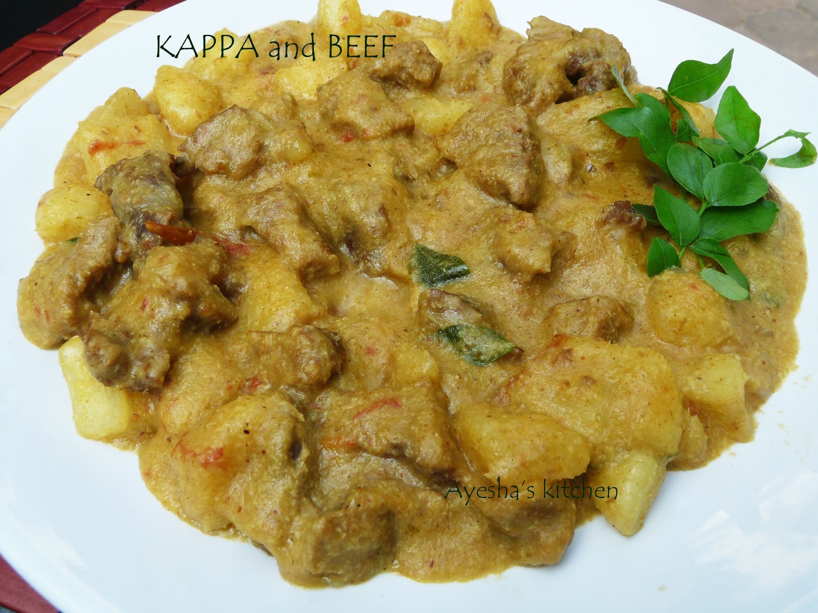 TAPIOCA RECIPES TAPIOCA WITH BEEF / TAPIOCA COOKED WITH BEEF AND SPICES