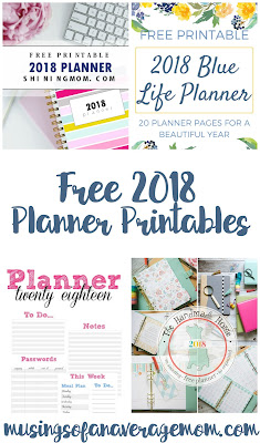 2018 planner calendar