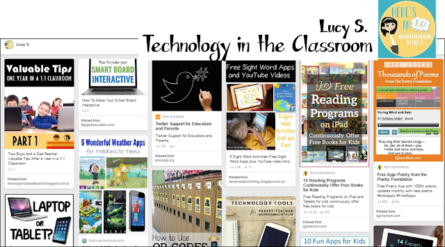 Are you looking for awesome technology Pinterest boards for teachers to follow? Then you'll love this post! There are 13 great boards to help with technology in the classroom. You'll get ideas for iPads, tablets, Google classroom, organization of technology, classroom management revolving around technology, and everything else related to technology! Check it out today!!