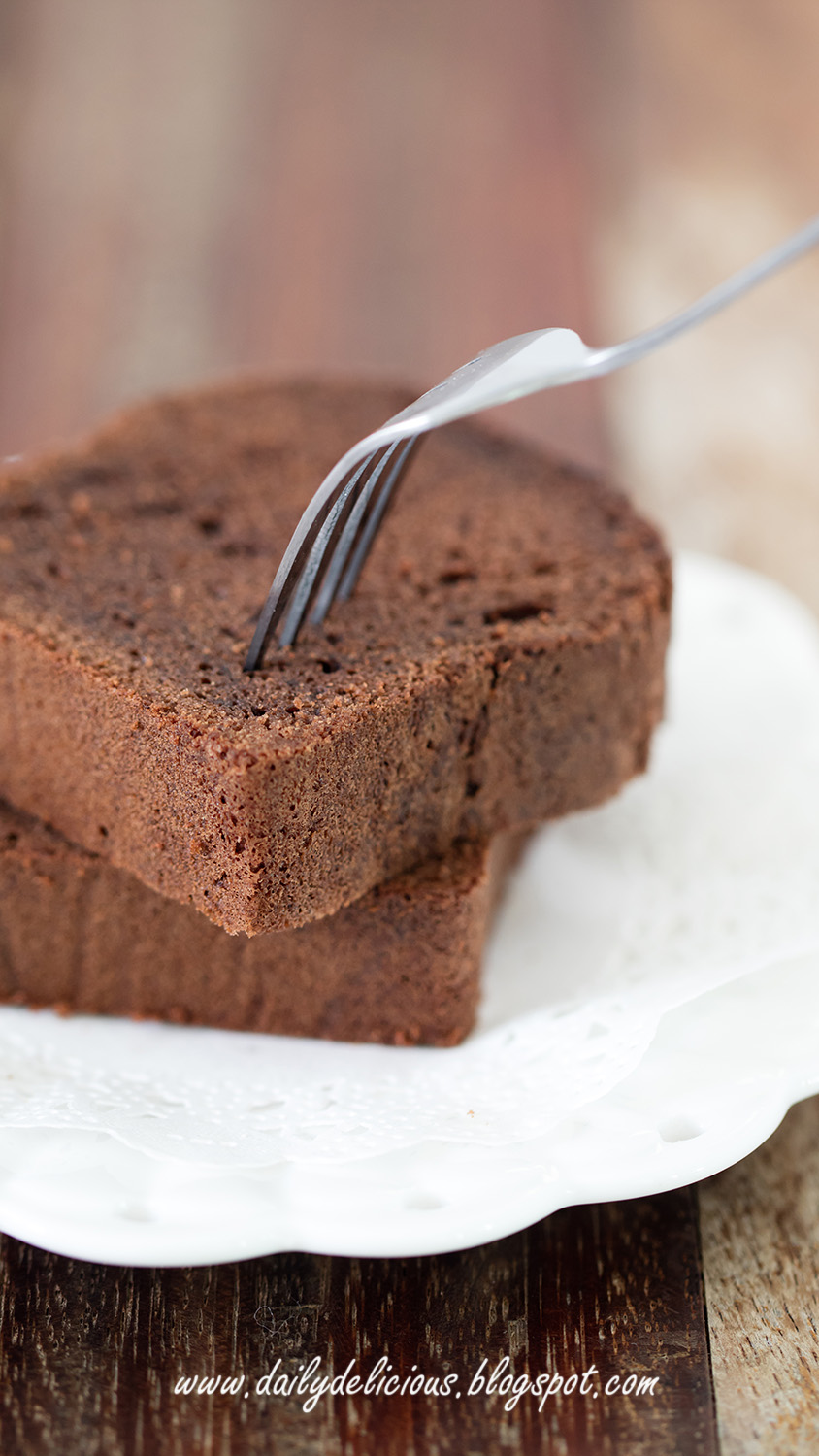 dailydelicious Chocolate Pound Cake