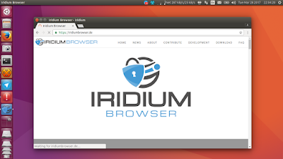 install iridium browser on ubuntu