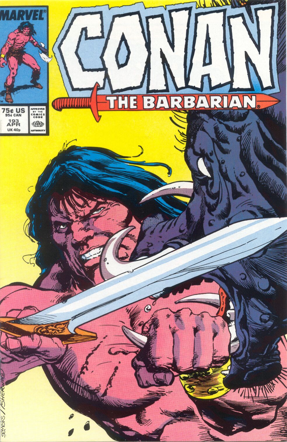 Read online Conan the Barbarian (1970) comic -  Issue #193 - 1