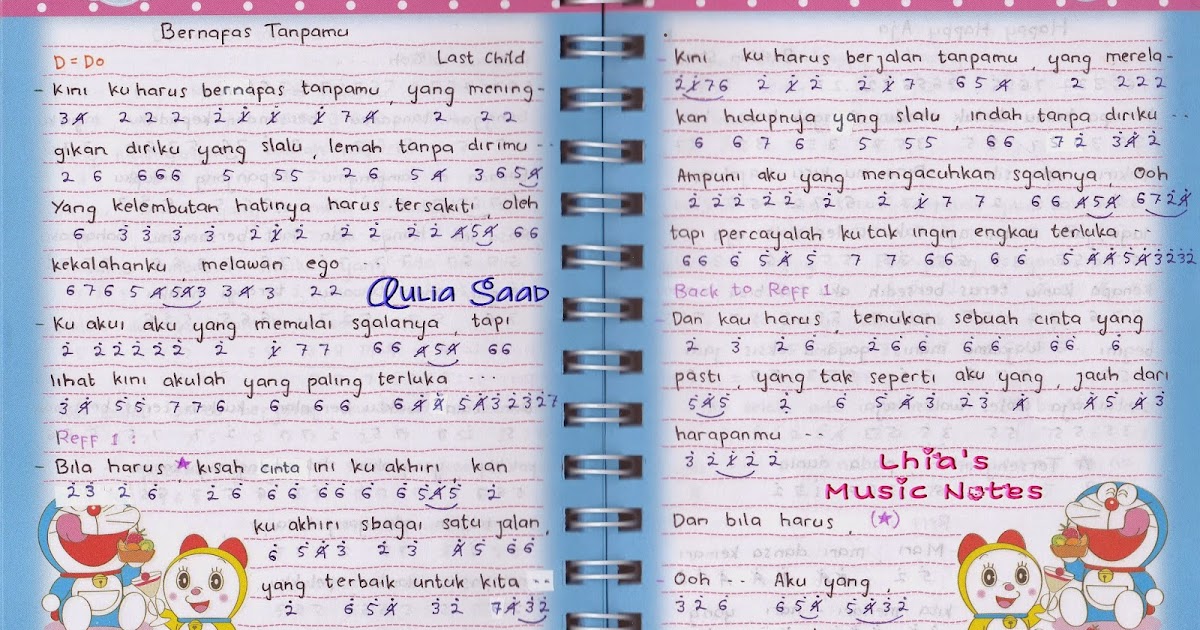 Our Story Bernafas Untukmu Chord Chord Walls