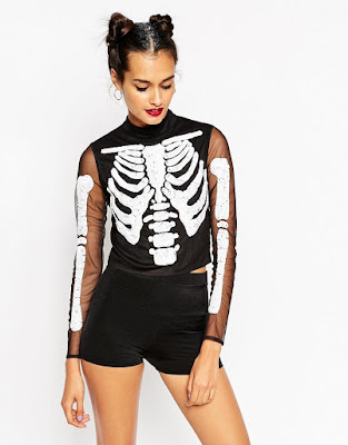 Asos Halloween Skeleton Shirt
