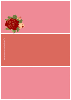Tarjeta grande con rosas para mama