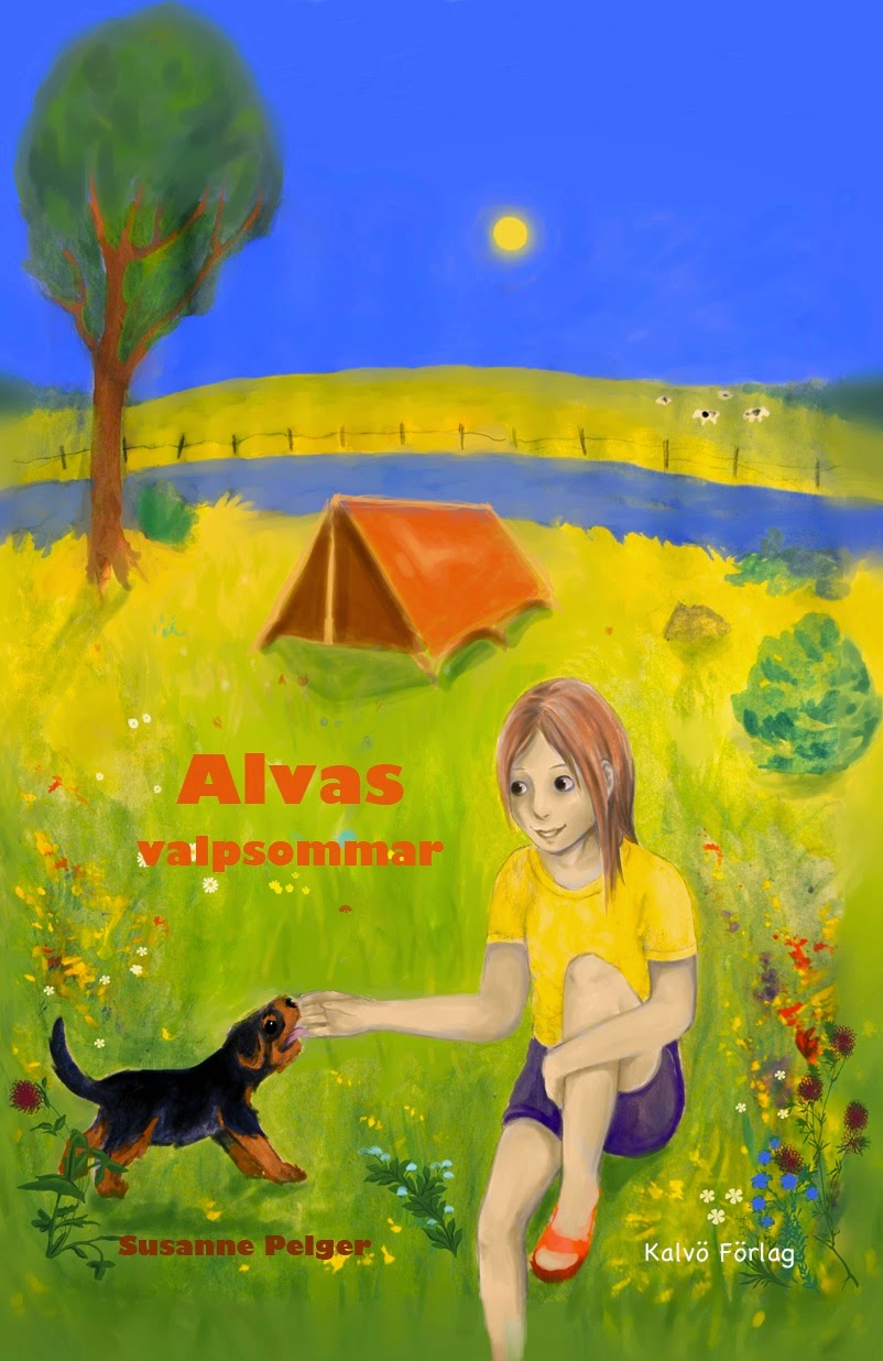 Omslag: Alvas valpsommar