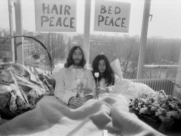 John Lennon y Yoko-Ono