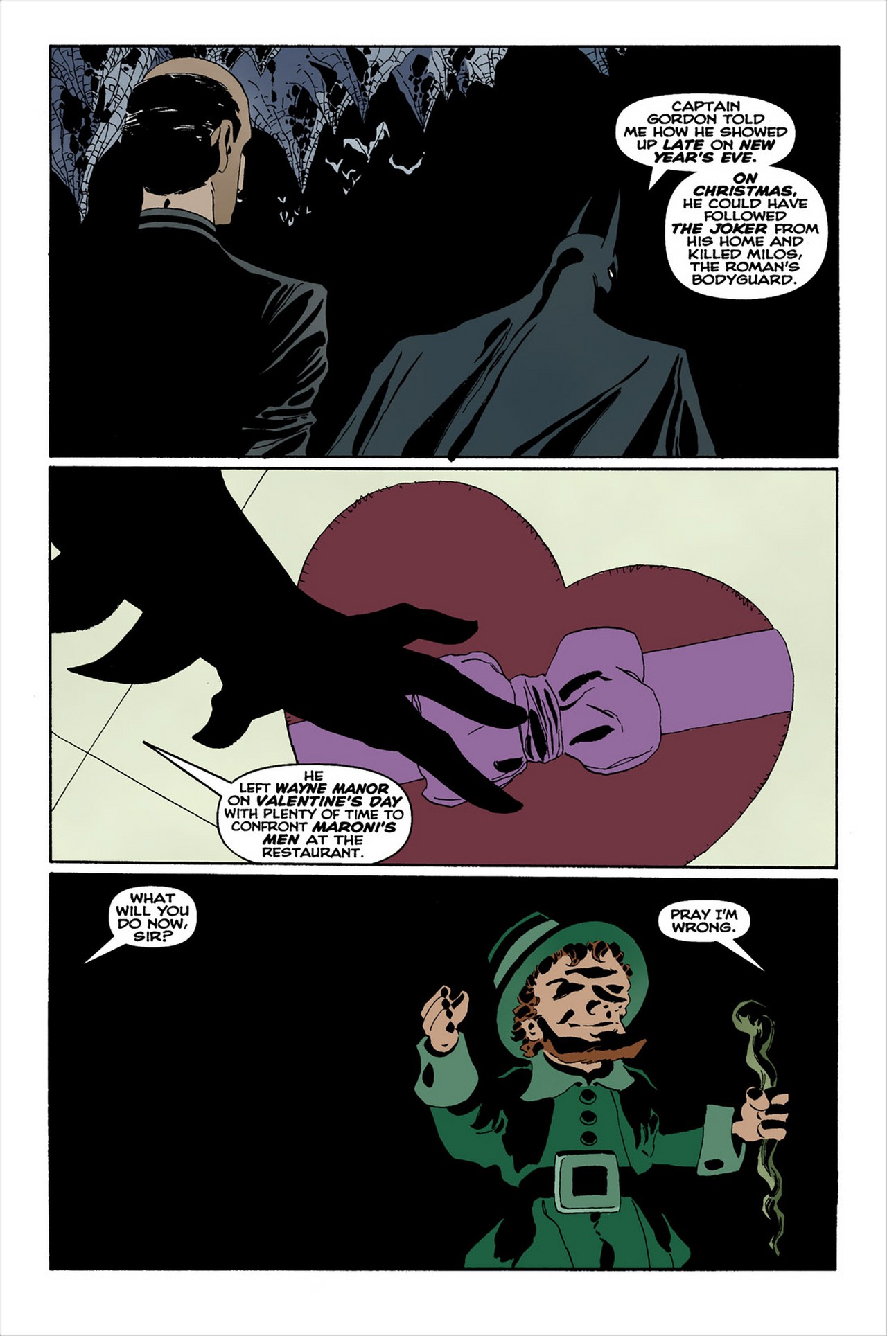 Read online Batman: The Long Halloween comic -  Issue #7 - 16