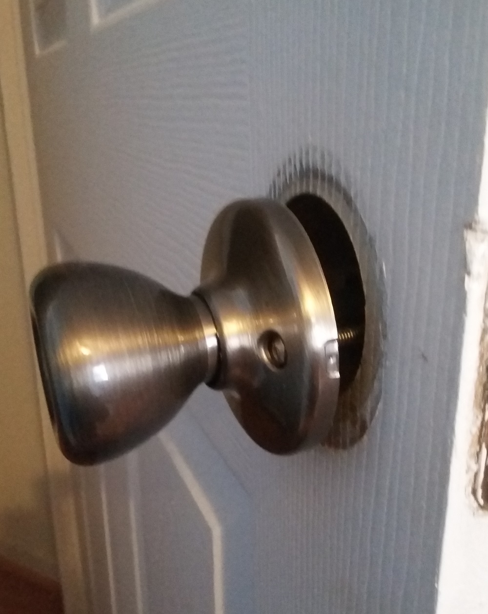 Neko Random Photos Fixing The Bedroom Door Knob