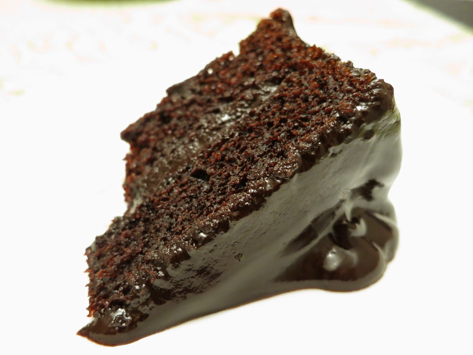 pieces of m Trader Joe's Dark Chocolate Ganache Cake! [FOOD]