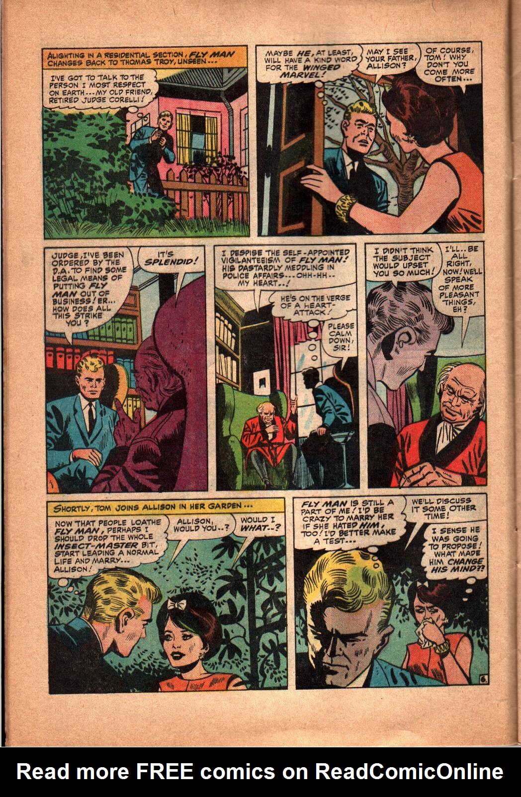 Read online Fly Man comic -  Issue #38 - 7