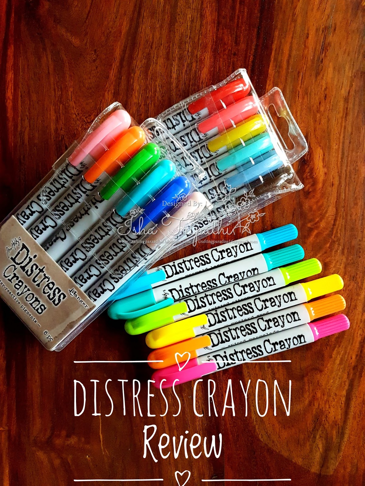 Crafters Corner : DISTRESS CRAYON REVIEW