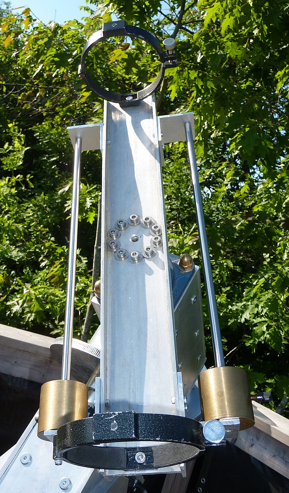 Fullerscopes Telescope Mountings Big GEM OTA balance weights.