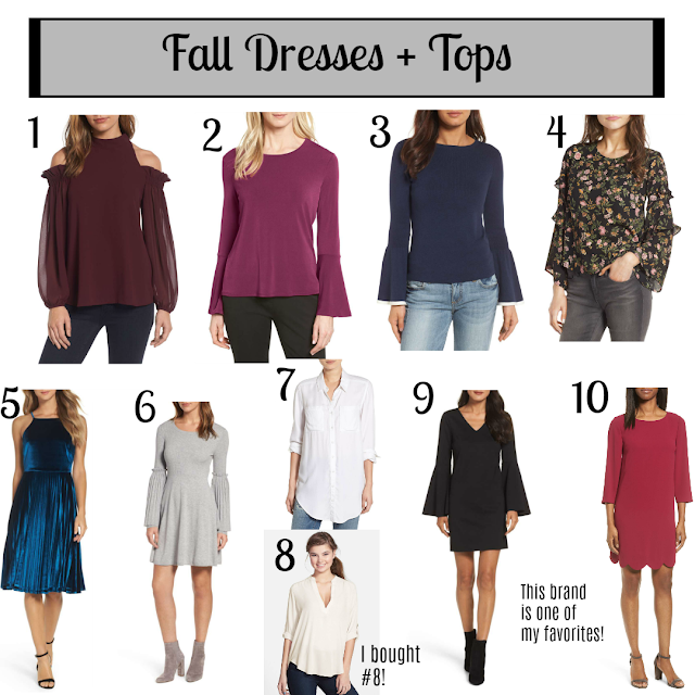 Fall Dresses Tops Nordstrom Sale 2017