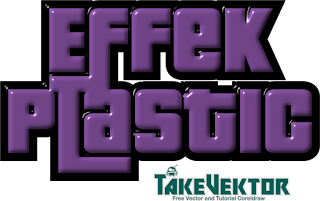 http://takevektor.blogspot.co.id/ Cara Membuat Effek Plastic Pada Objek /Teks Dengan Coreldraw