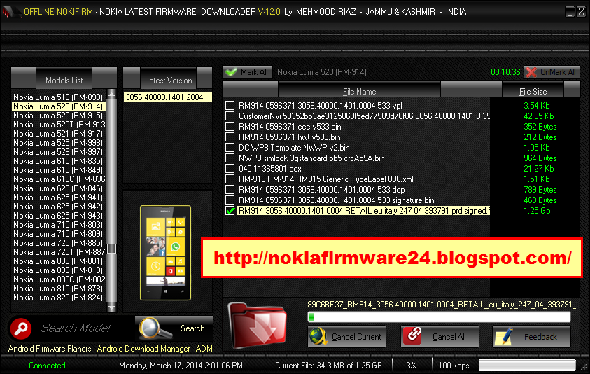 2014 Latest update All Nokia firmware download tool For Free Nokia