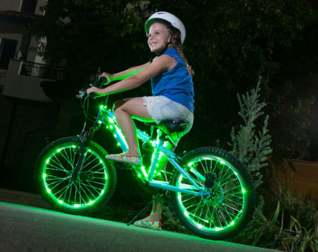 je fiets met LED-lampjes - Aanbiedingen