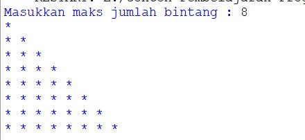 Contoh Program Python Membuat Pola Bintang Segitiga Rata Kanan Rata Kiri Sama Kaki Siku Siku Dan Penjelasan Programnya Anak It