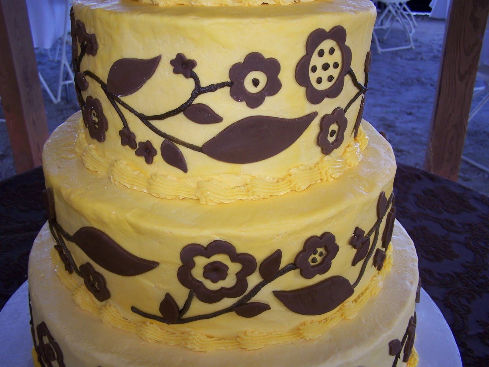 Creative Cakes N More Sunflower Wedding Cake