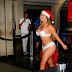Gata of Brazil arrives airport using only lingerie