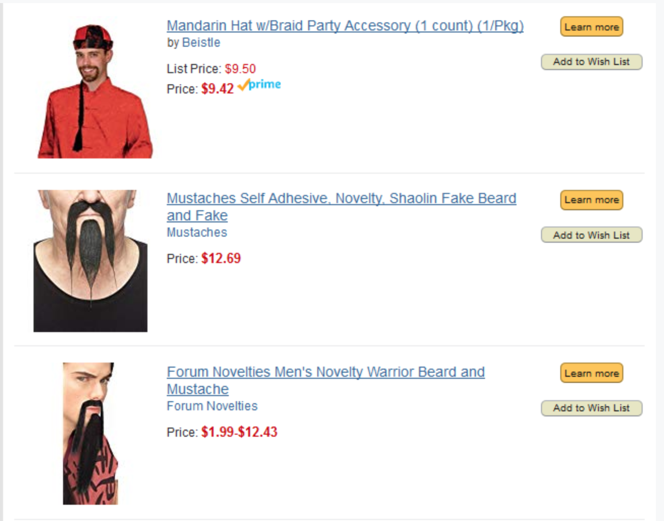 Forum Novelties Mens Novelty Braided Warrior Beard