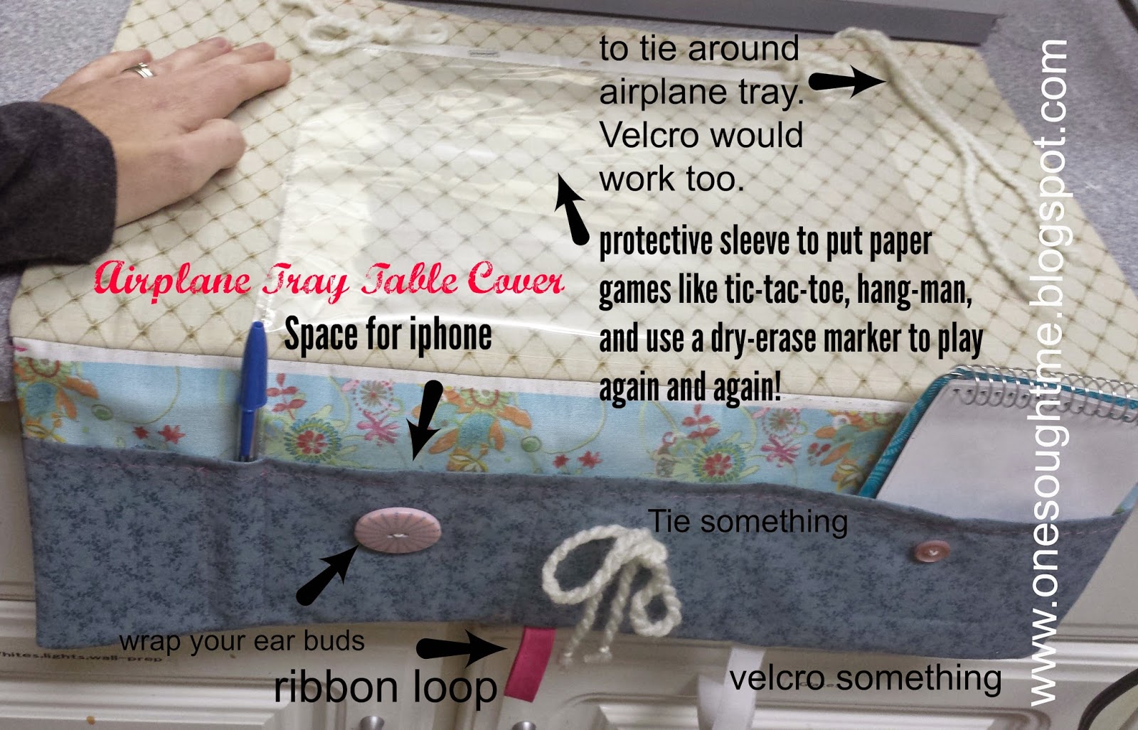 Airplane Tray Table Cover for Travel!