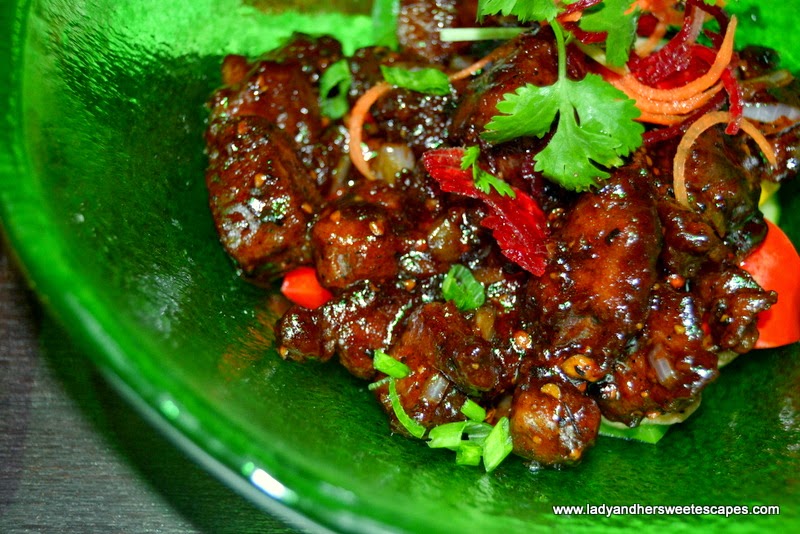 Chop Suey restaurant's black pepper wasabi beef tenderloin