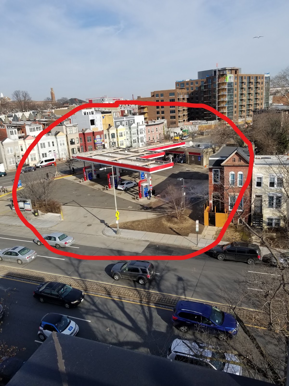 bloomingdale Truxton Circle development sites (as seen from a 1510