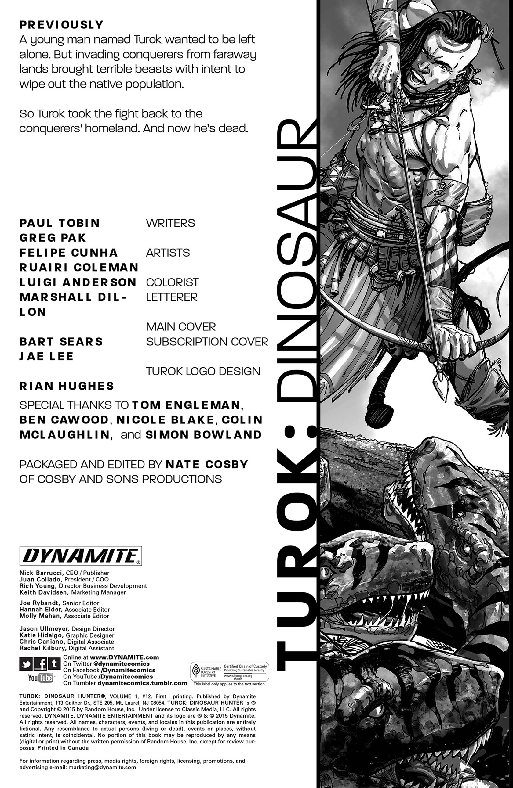 Read online Turok: Dinosaur Hunter (2014) comic -  Issue #12 - 2