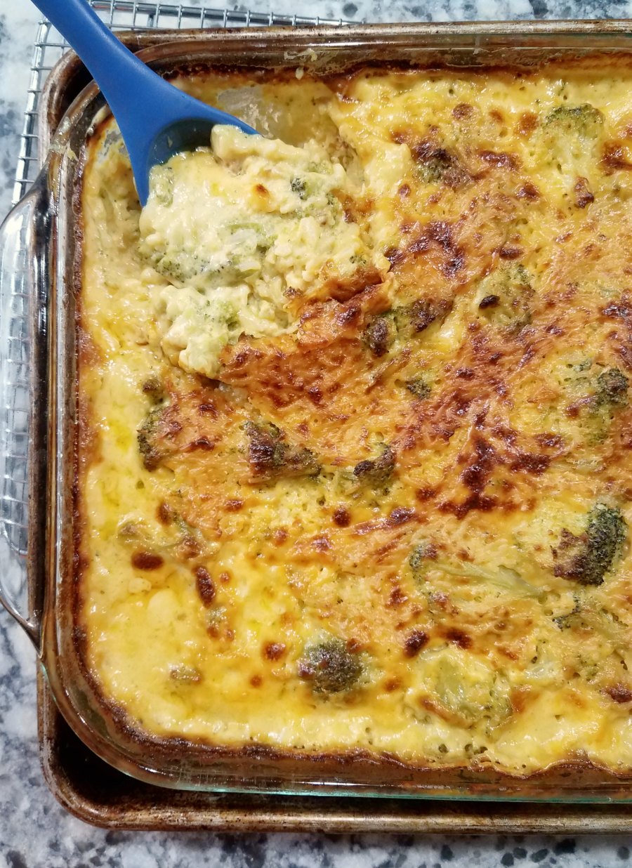 Cooking With Carlee: Creamy Broccoli and Rice Casserole - Made by MiMi