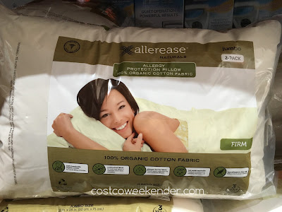 Allerease Naturals Allergy Protection Pillow - She sure looks happy using the Allerease Naturals Allergy Protection Pillow