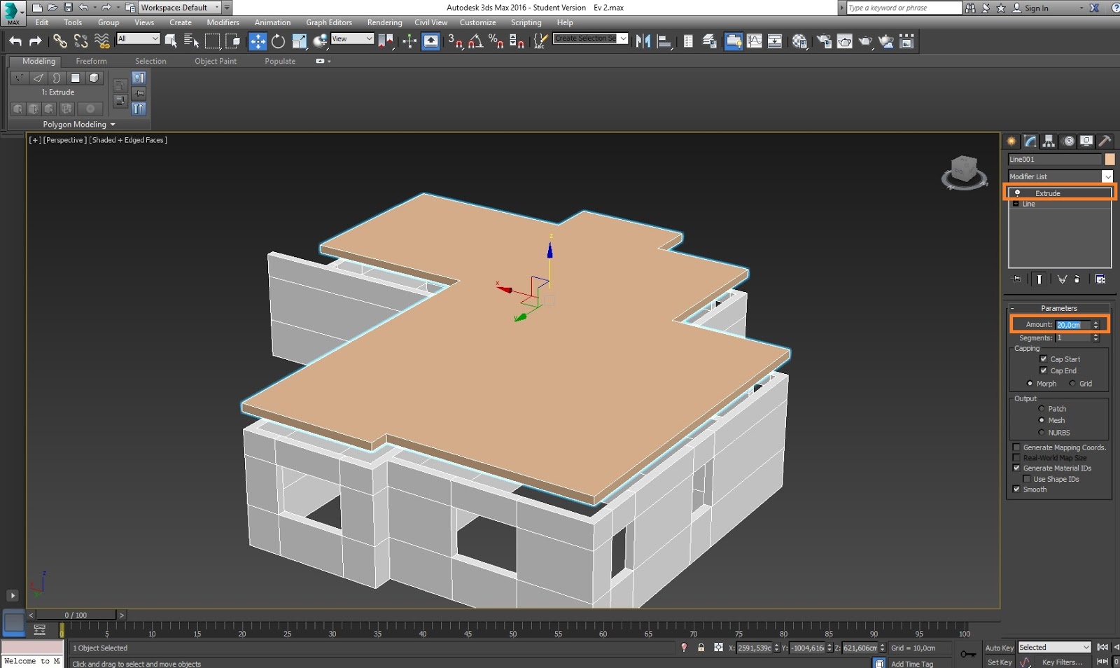3D max как сделать соломенную крышу
