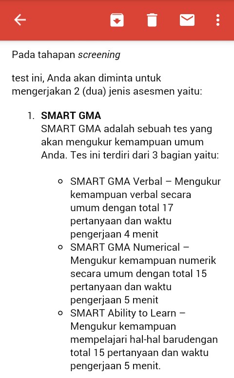 Tes Smart Gma Rasanya